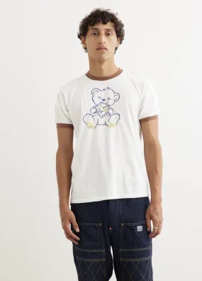 20/-Jersey RINGER T-Shirt 'Peckish Little Bear' 20/-Jersey RINGER T-Shirt 'Peckish Little Bear'