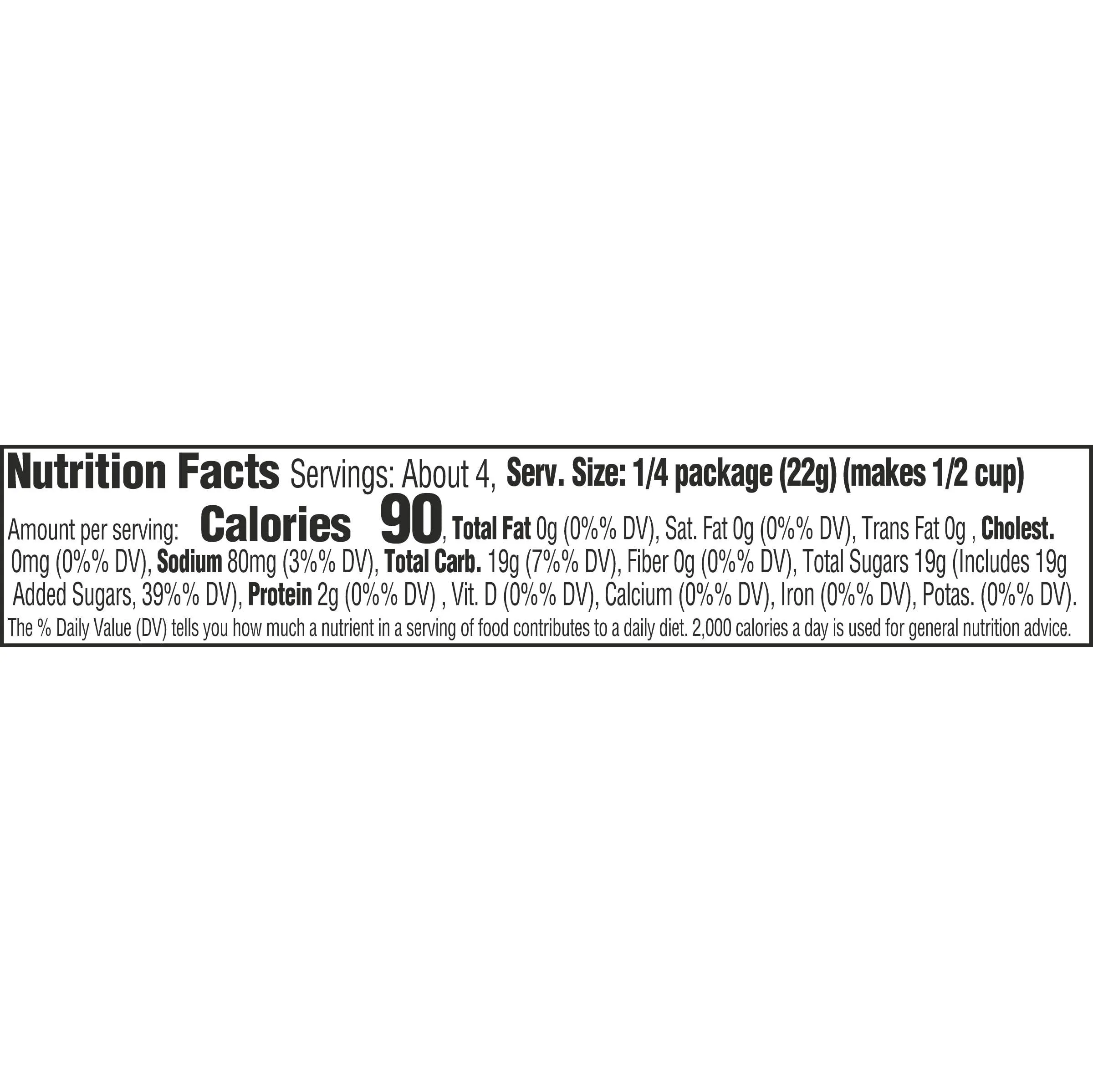 (4 pack) Jell-O Apricot Artificially Flavored Gelatin Dessert Mix, 3 oz Box