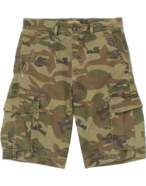 40WEFT Womens Cargo Shorts IT 42 Medium W30 Khaki Camouflage Cotton 40WEFT Womens Cargo Shorts IT 42 Medium W30 Khaki Camouflage Cotton