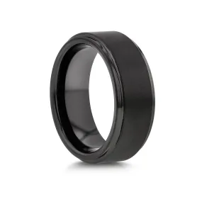 8mm Textured Black Tungsten Carbide 8mm Textured Black Tungsten Carbide