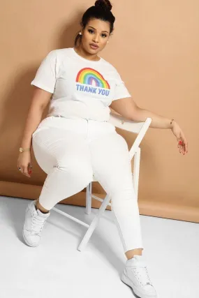 Absolute White Highwaisted Jeans Absolute White Highwaisted Jeans