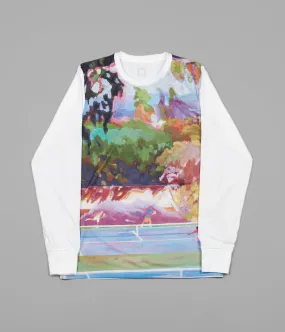 Adidas Lotti Long Sleeve T-Shirt - White / Multicolour Adidas Lotti Long Sleeve T-Shirt - White / Multicolour
