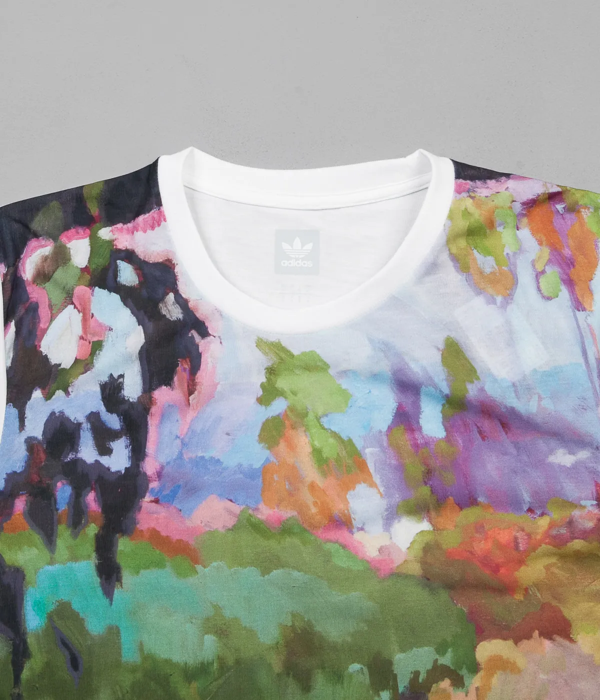 Adidas Lotti Long Sleeve T-Shirt - White / Multicolour