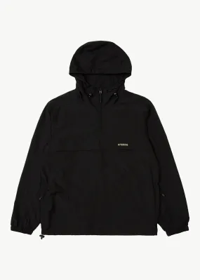 AFENDS Mens System - Water Resistant Spray Anorak Jacket - Black AFENDS Mens System - Water Resistant Spray Anorak Jacket - Black