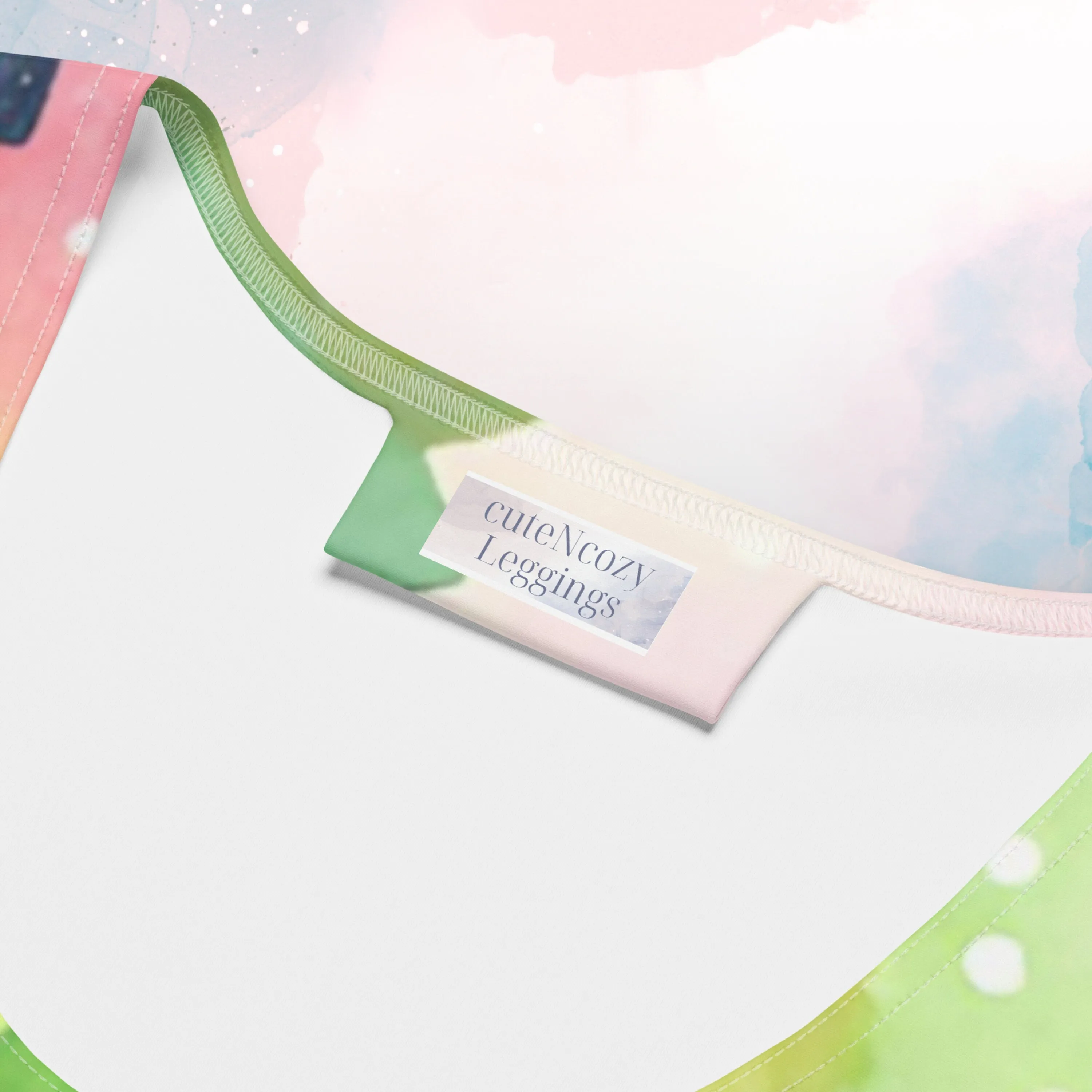 AI Generated Rainbow and Pine Tree Sublimation Tank Top For Hiking Gifts
