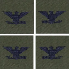 Air Force Embroidered Rank: Colonel - subdued fatigue (NON-REFUNDABLE) Air Force Embroidered Rank: Colonel - subdued fatigue (NON-REFUNDABLE)