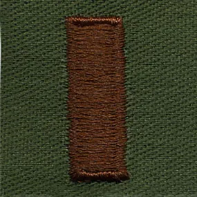 Air Force Embroidered Rank: Second Lieutenant - subdued fatigue (NON-REFUNDABLE)