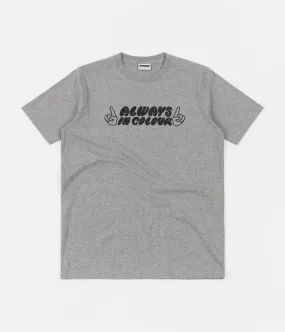 Always in Colour Hands T-Shirt - Melange Grey Always in Colour Hands T-Shirt - Melange Grey