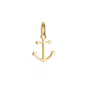 Anchor Charm Solid Gold Mini Anchor Charm Solid Gold Mini
