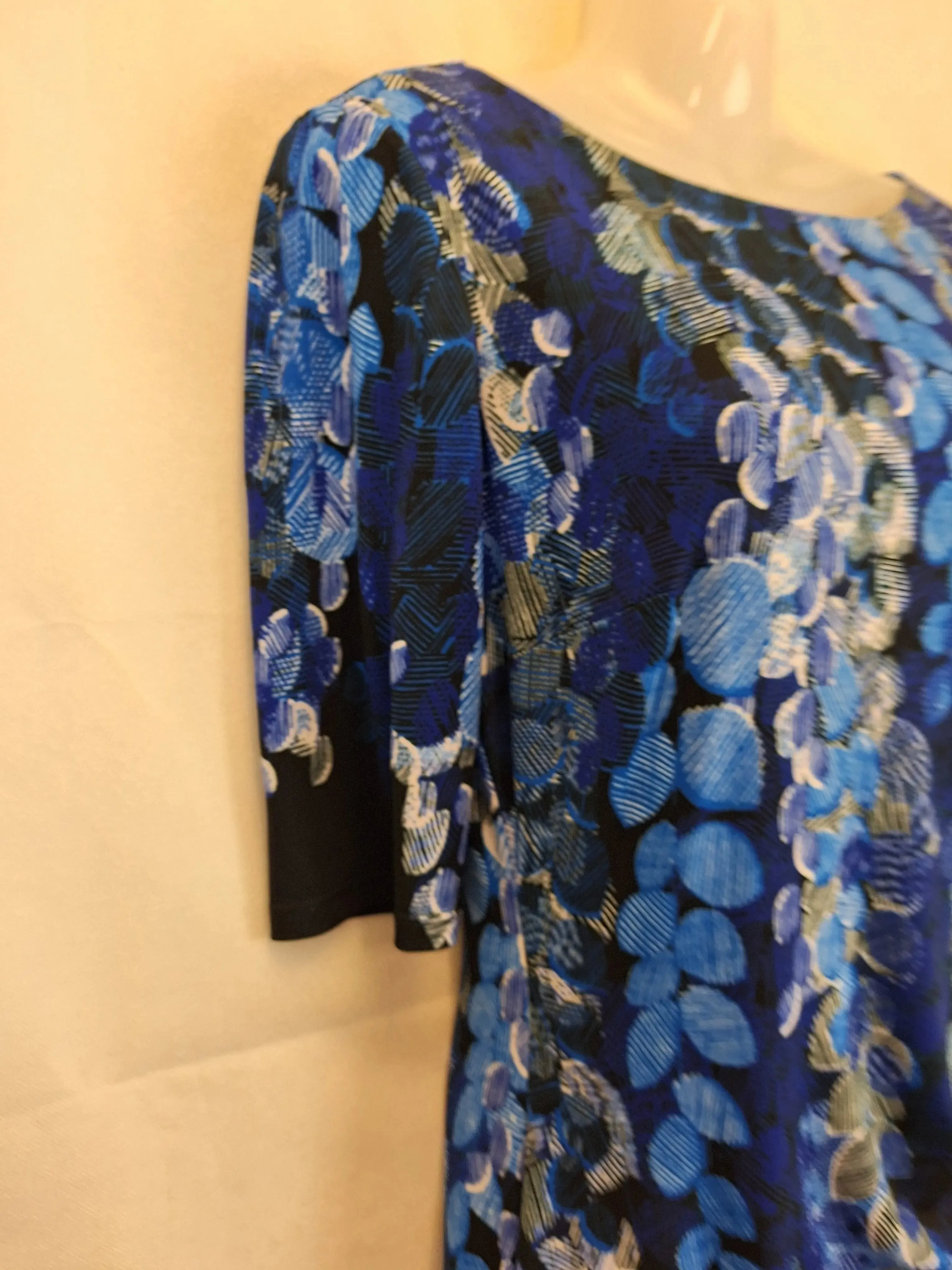 Anthea Crawford Draped Office Midi Dress Size 12