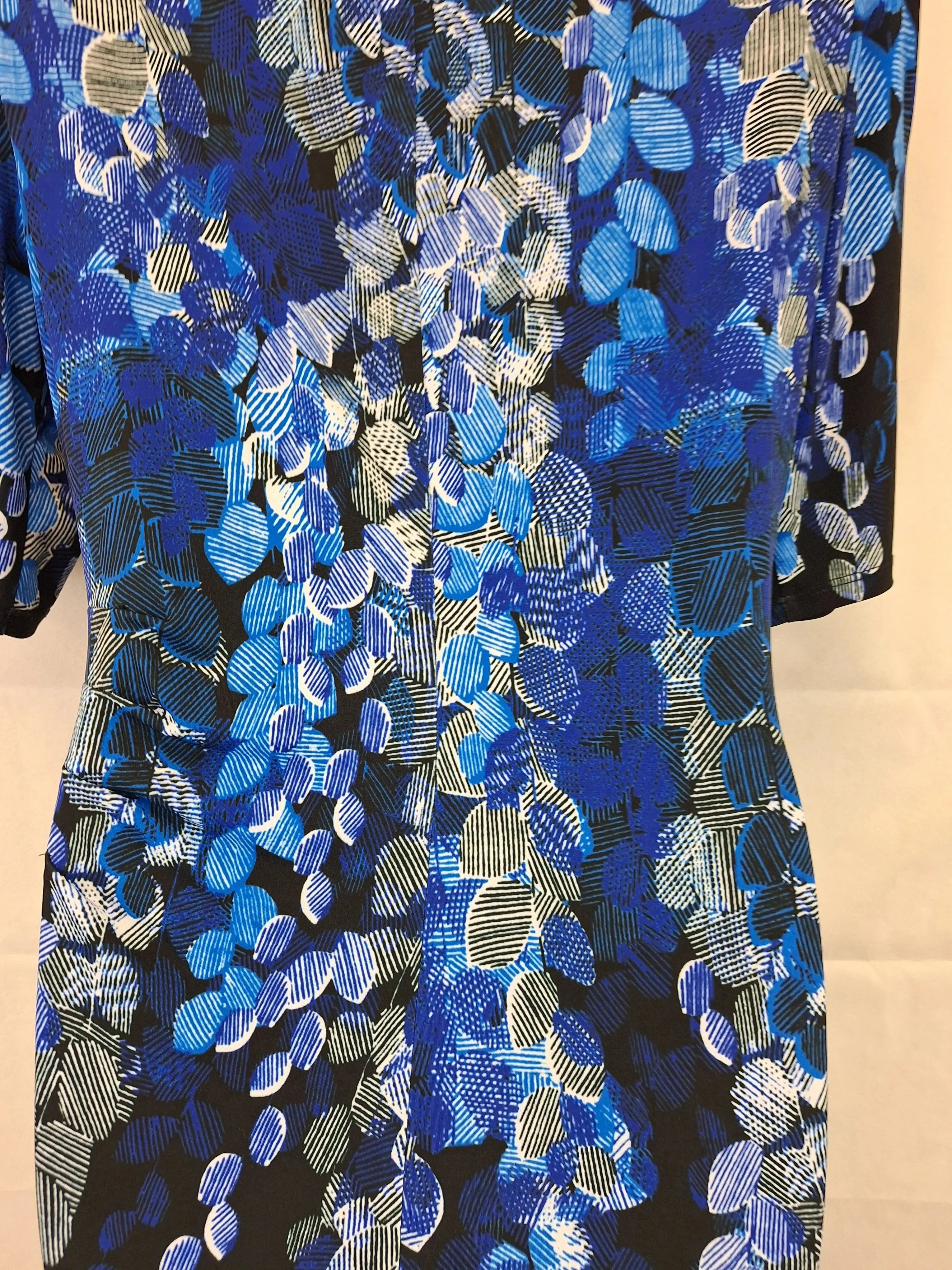 Anthea Crawford Draped Office Midi Dress Size 12