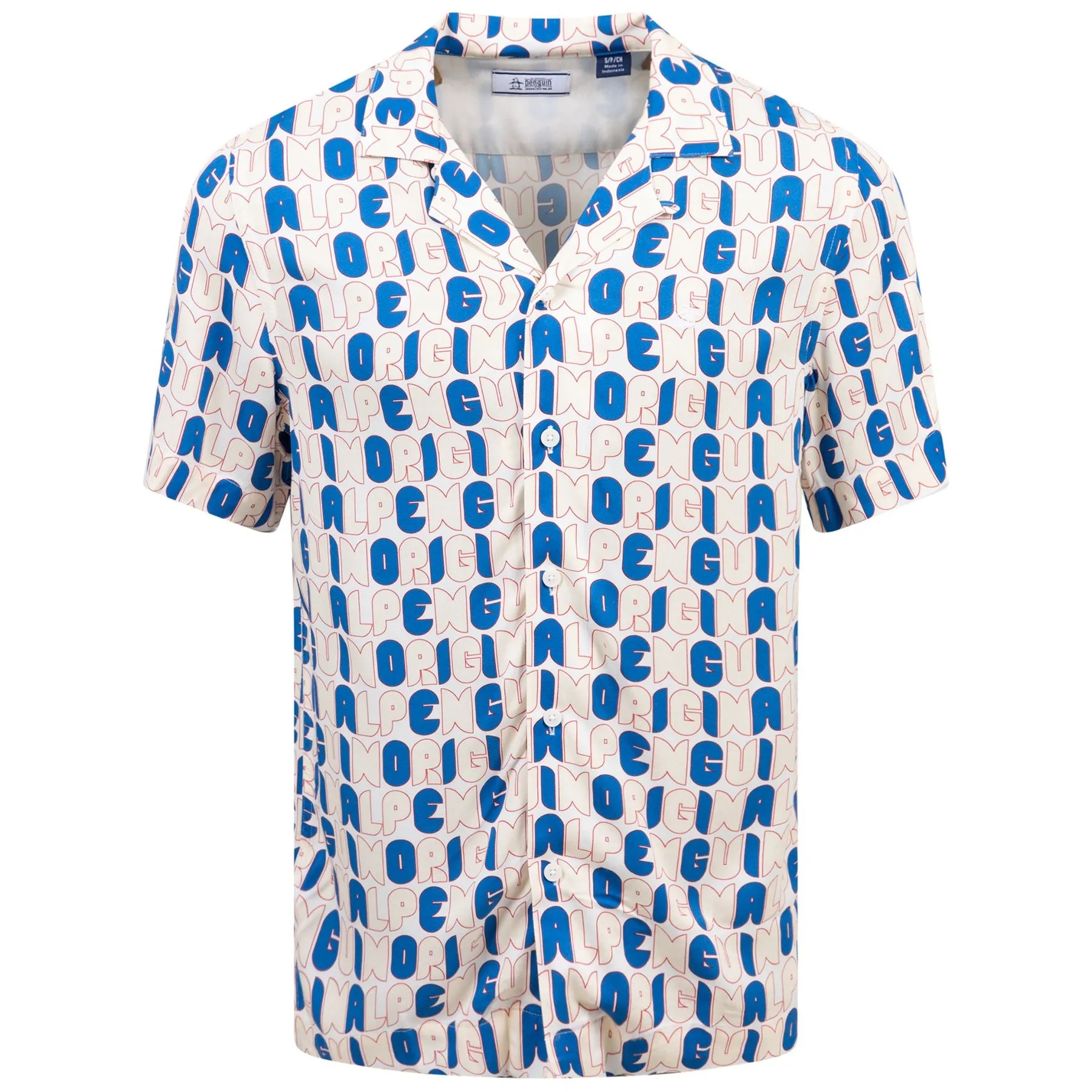 Archive Revere Collar Logo Print Shirt Bright White - SS24