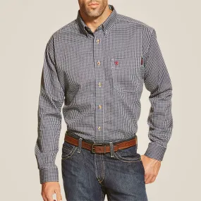 Ariat FR Blue Multi Plaid Work Shirt #10013513 Ariat FR Blue Multi Plaid Work Shirt #10013513