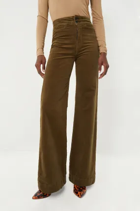 Army Corduroy Brighton Wide Leg Army Corduroy Brighton Wide Leg