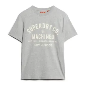 Ash Grey Marl Workwear Flock Graphic T-Shirt Ash Grey Marl Workwear Flock Graphic T-Shirt