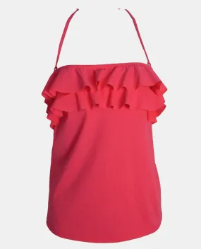 Assets by Spanx, Women's Shapewear, Ruffle Halter Tankini Assets by Spanx, Women's Shapewear, Ruffle Halter Tankini