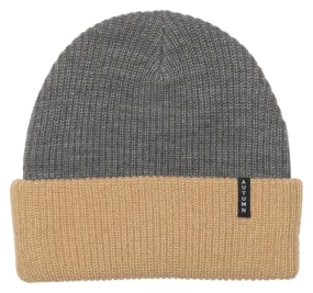AUTUMN - BLOCKED BEANIE GREY
