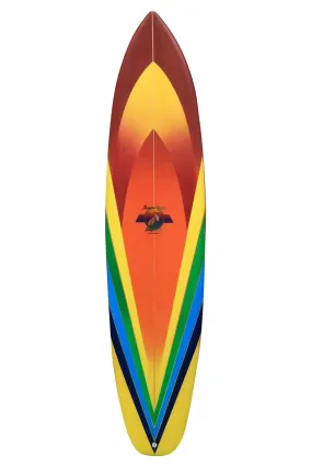 AVIATOR NATION V-MACHINE SURFBOARD - GREEN AVIATOR NATION V-MACHINE SURFBOARD - GREEN