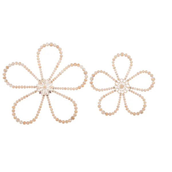 Beaded Flower Wall Art