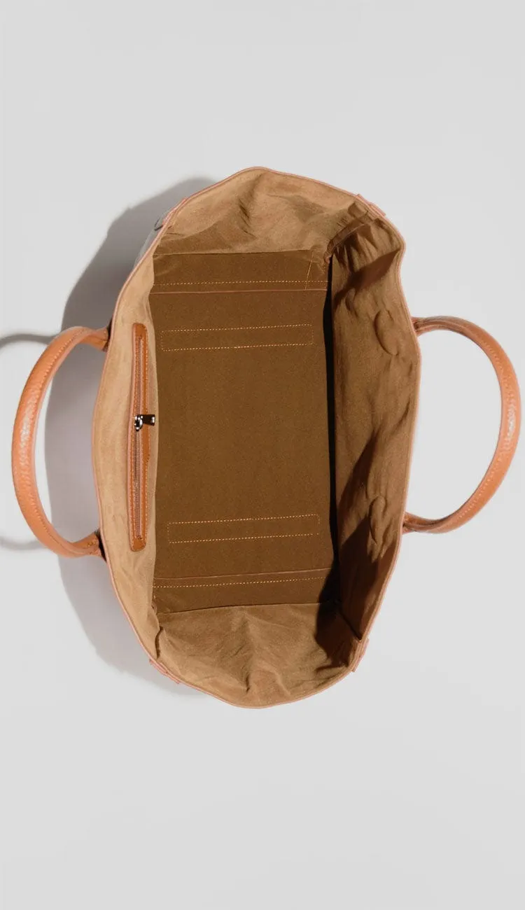 Beck Small Classic Tote Teddy Brown