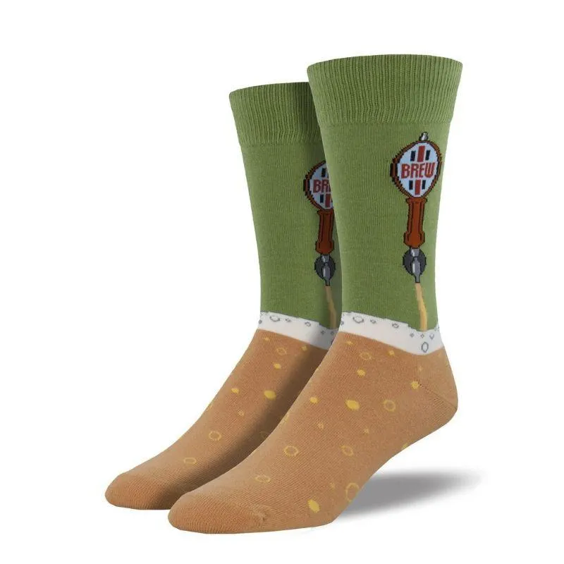 Beer Tap Socks Men's Crew Sock