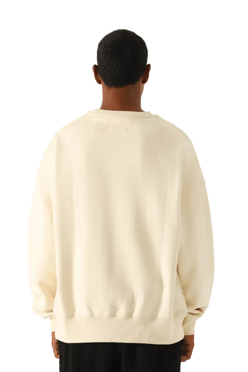 beige logo sweatshirt (v1)