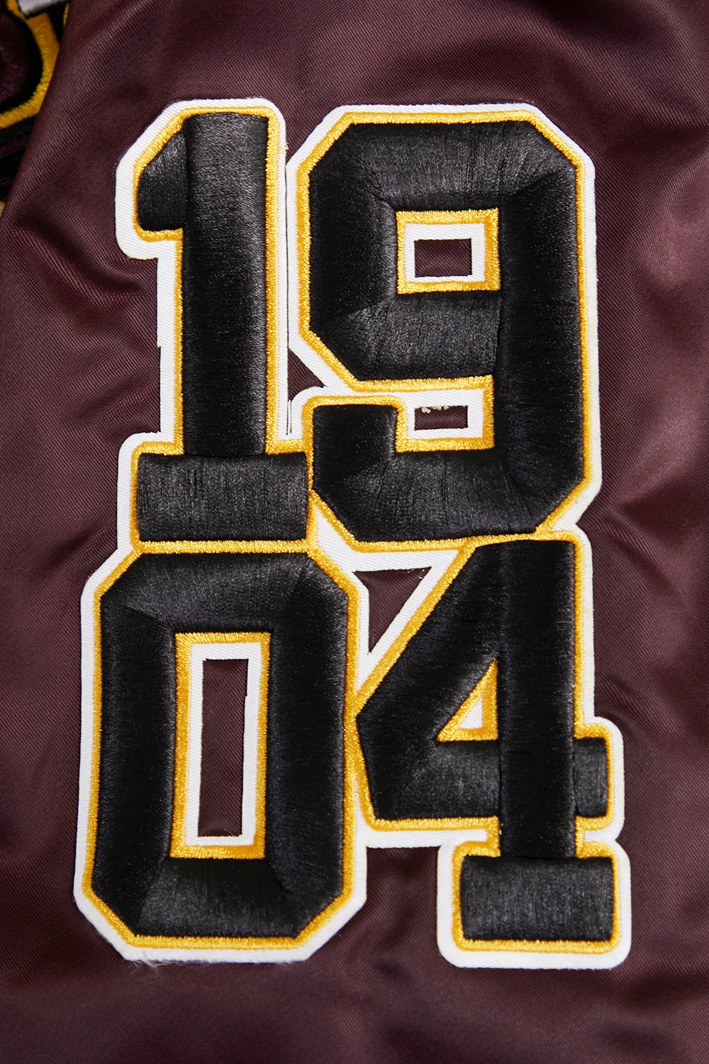 BETHUNE-COOKMAN UNIVERSITY HOMECOMING MEN'S RIB SATIN JACKET (WINE)