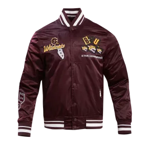 BETHUNE-COOKMAN UNIVERSITY HOMECOMING MEN'S RIB SATIN JACKET (WINE)