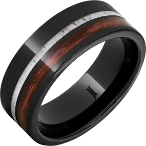 Black Ceramic Wedding Band Black Ceramic Wedding Band