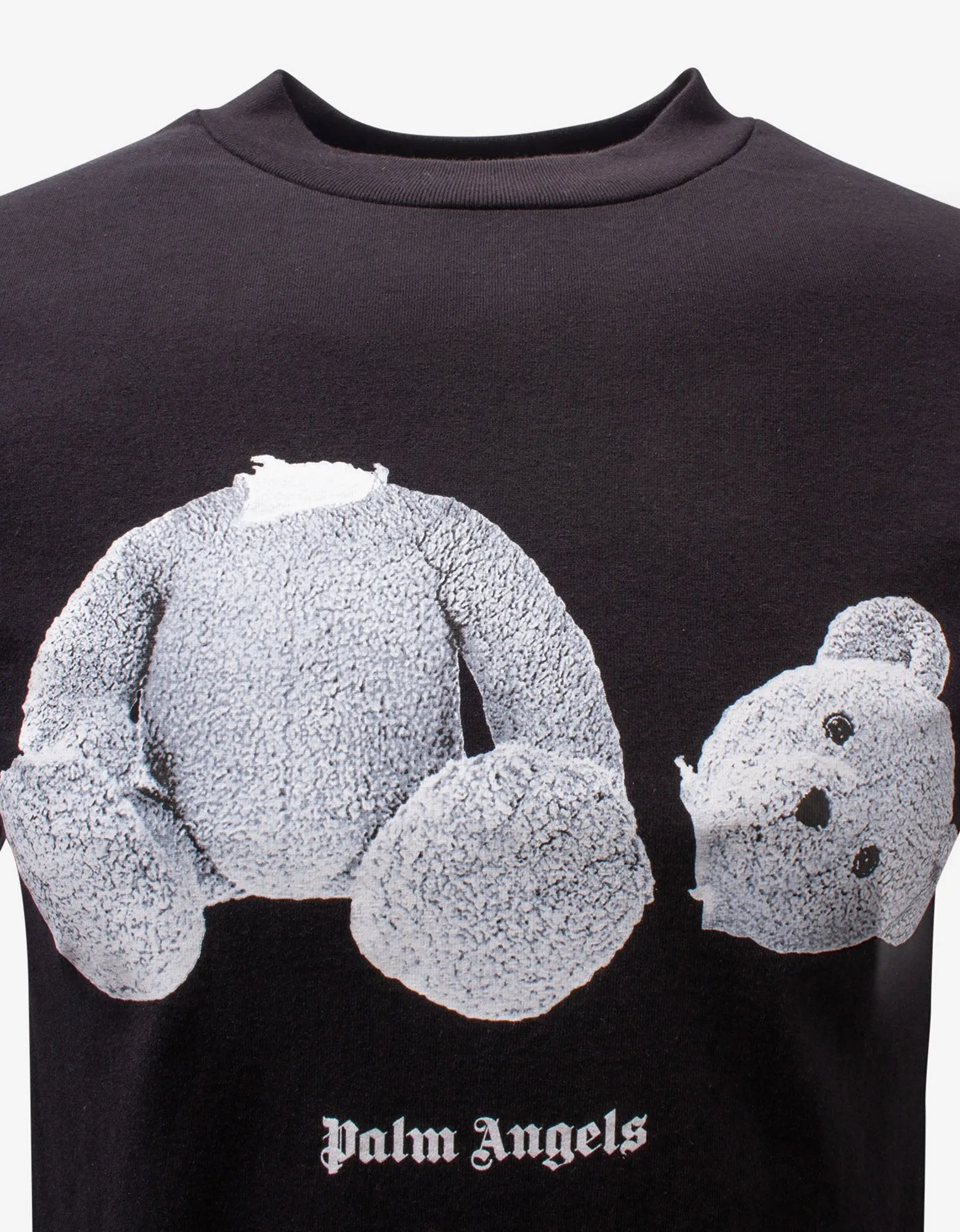 Black Ice Bear Print T-Shirt