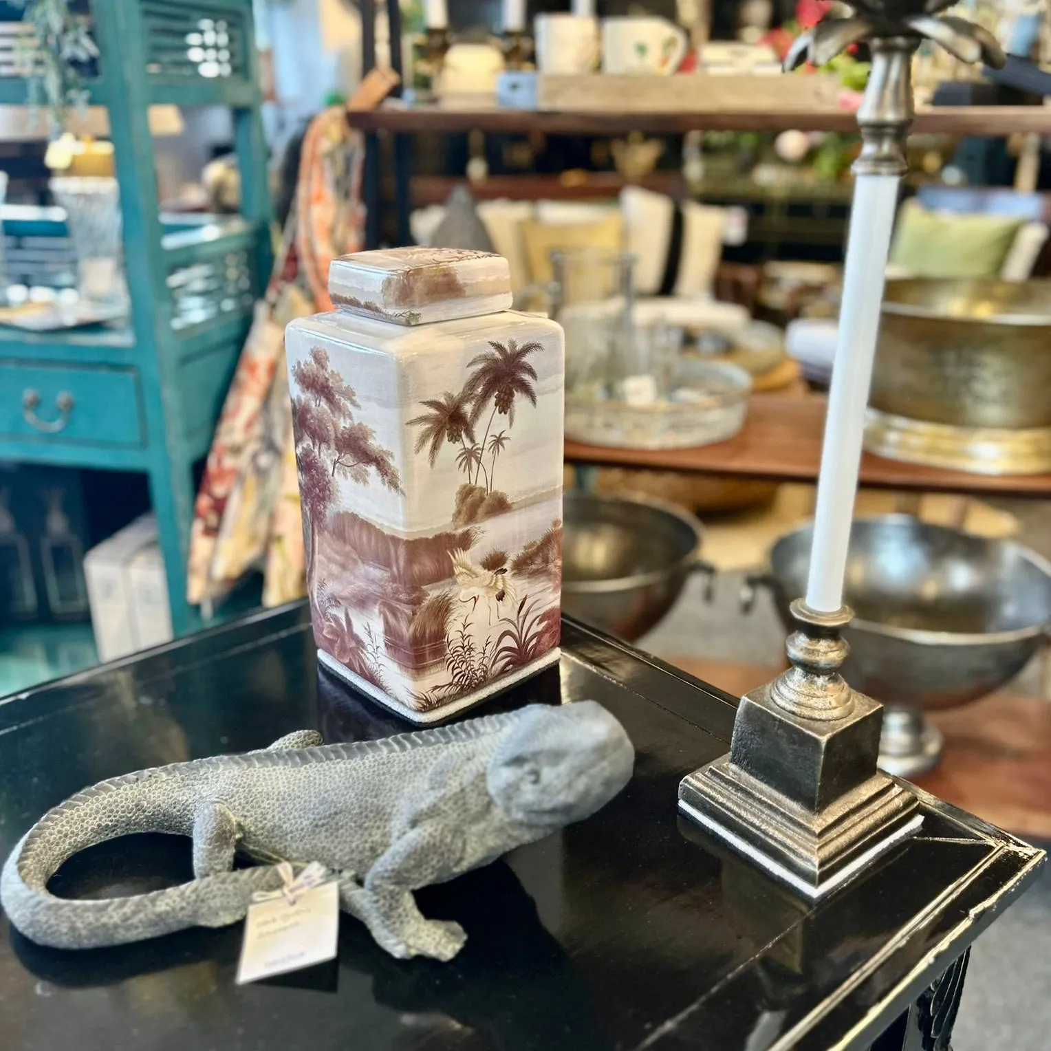 Black Iguana Ornament