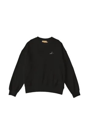 black logo sweatshirt (v1)