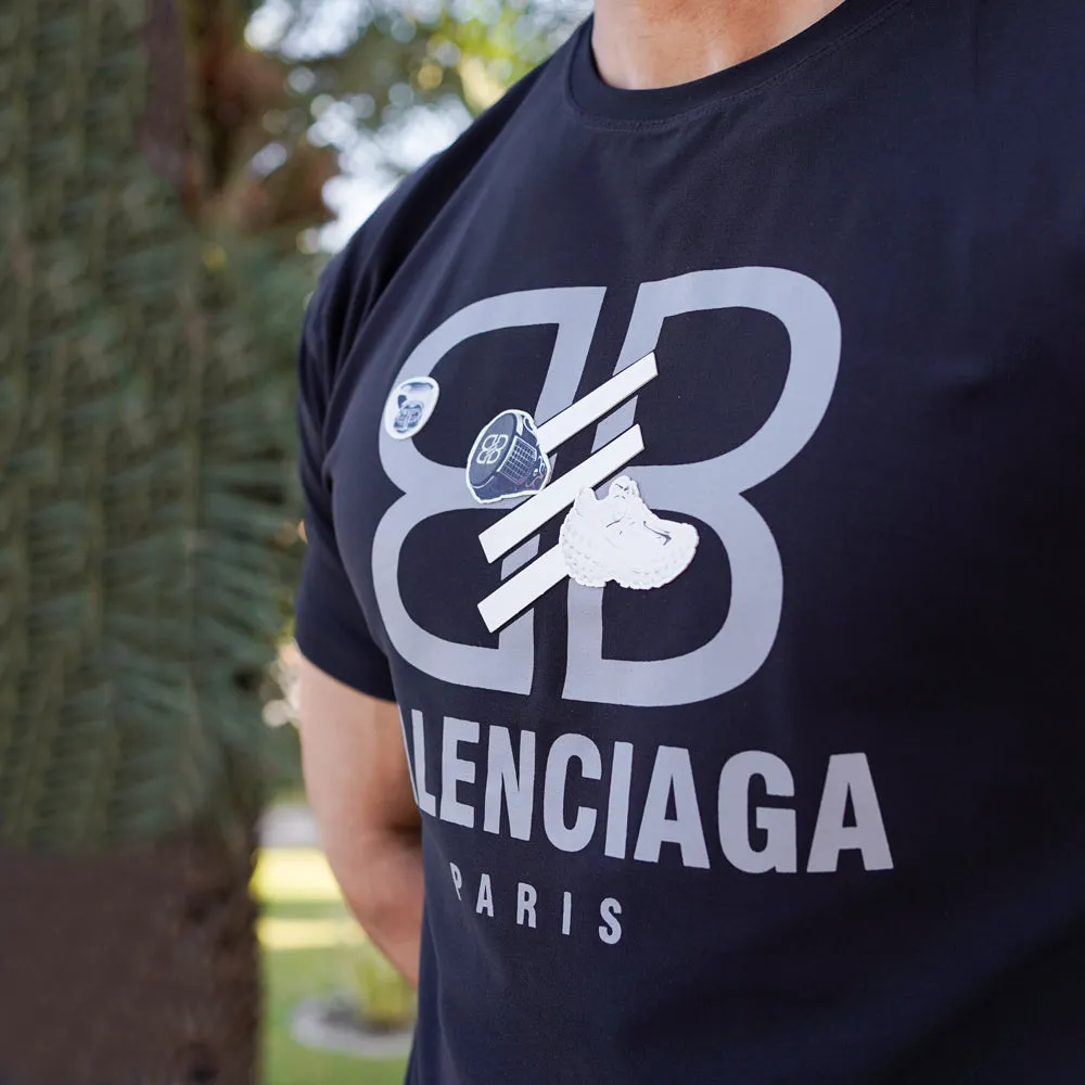 Blancga Digital high density artwork oversize T-shirts
