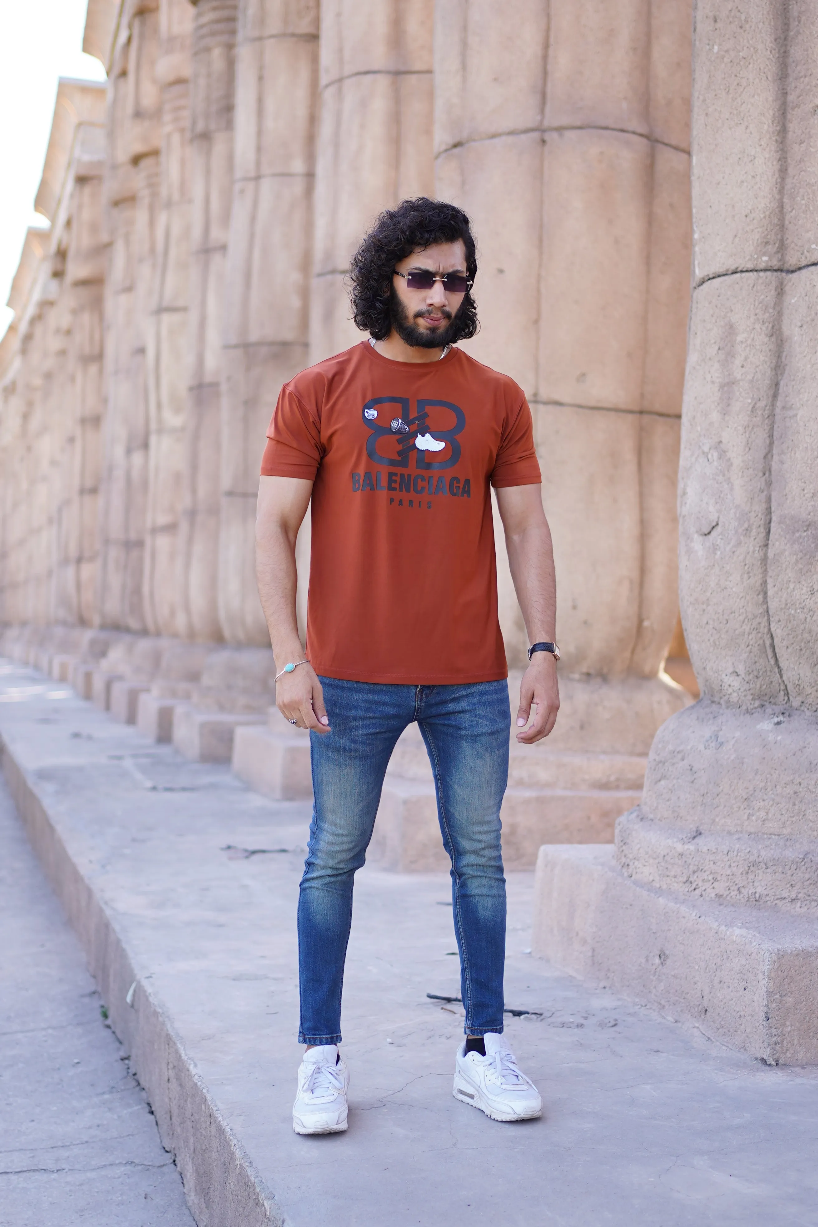 Blancga Digital high density artwork oversize T-shirts