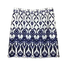Blue & Cream Skirt Mini & Short J. Crew, Size 8 Blue & Cream Skirt Mini & Short J. Crew, Size 8