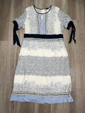 Blue & White Dress Casual Midi J. Crew, Size Xxl