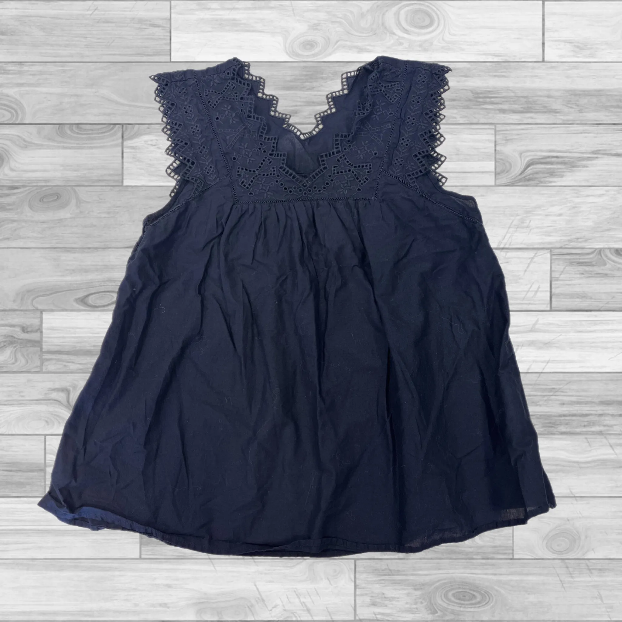 Blue Top Sleeveless J. Crew, Size Xs