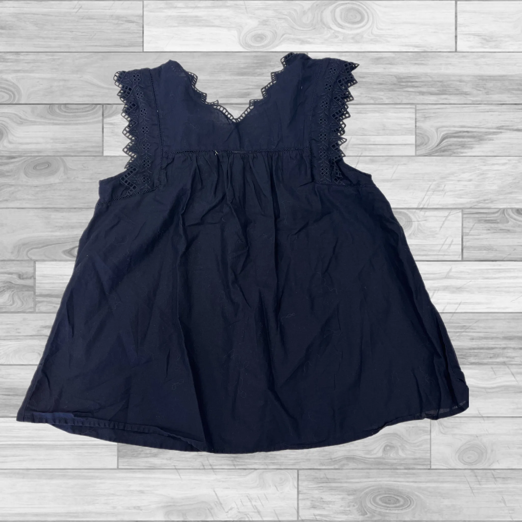 Blue Top Sleeveless J. Crew, Size Xs
