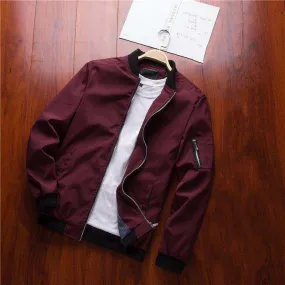Bomber Zipper Jacket Casual Bomber Zipper Jacket Casual