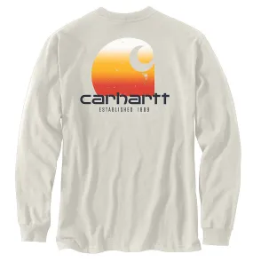 C Graphic Pocket Long Sleeve T-shirt - Malt C Graphic Pocket Long Sleeve T-shirt - Malt