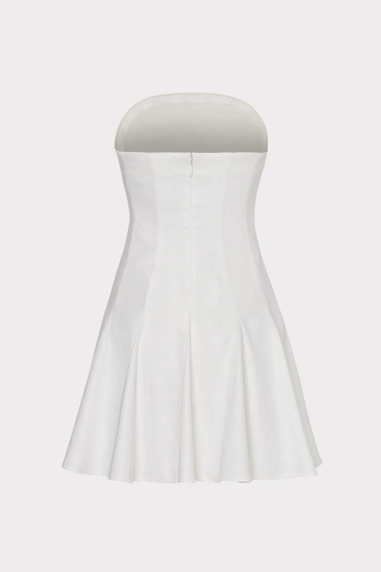 Cameron Solid Linen Strapless Dress