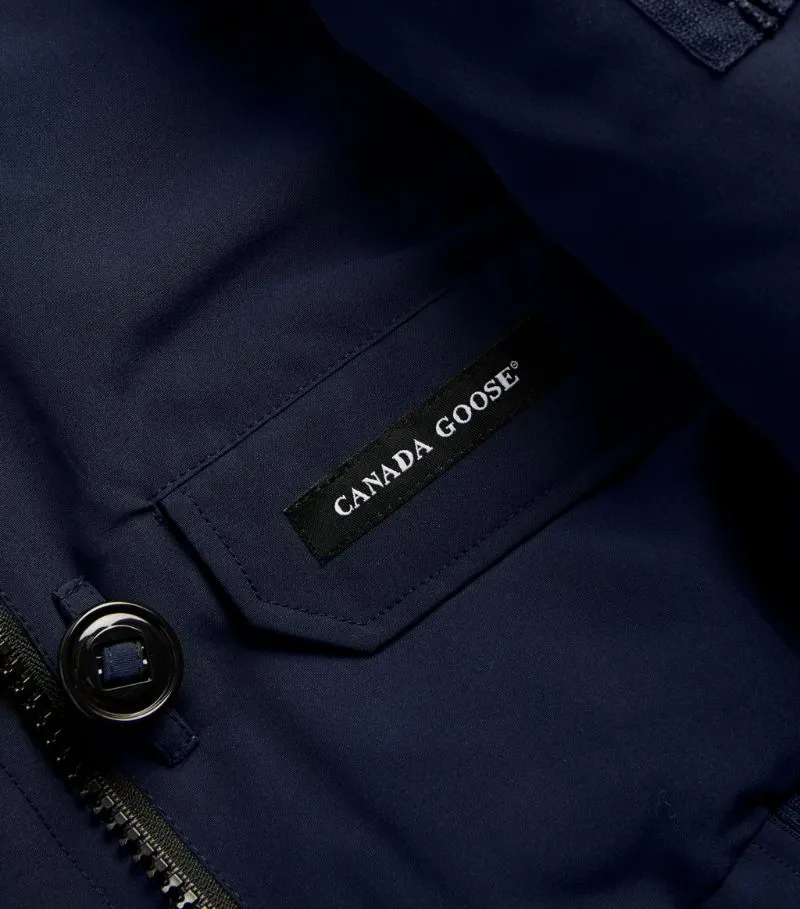 Canada Goose Chilliwack blue fur-trimmed down parka