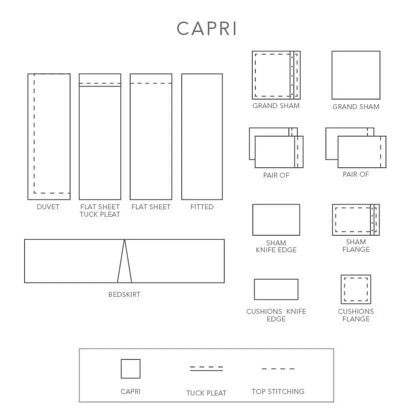 Capri Super King Duvet Cover (114 x 98")