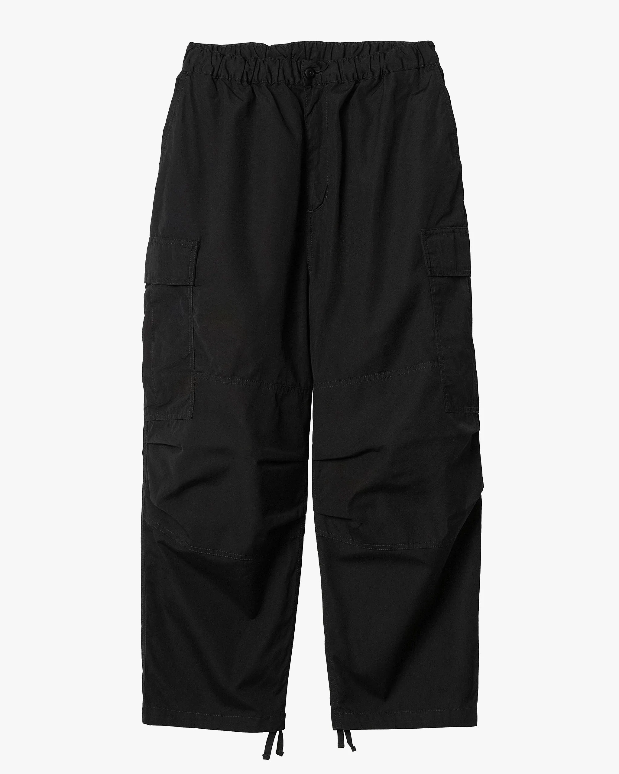 Carhartt WIP Jet Extra Loose Fit Cargo Pants - Black Rinsed