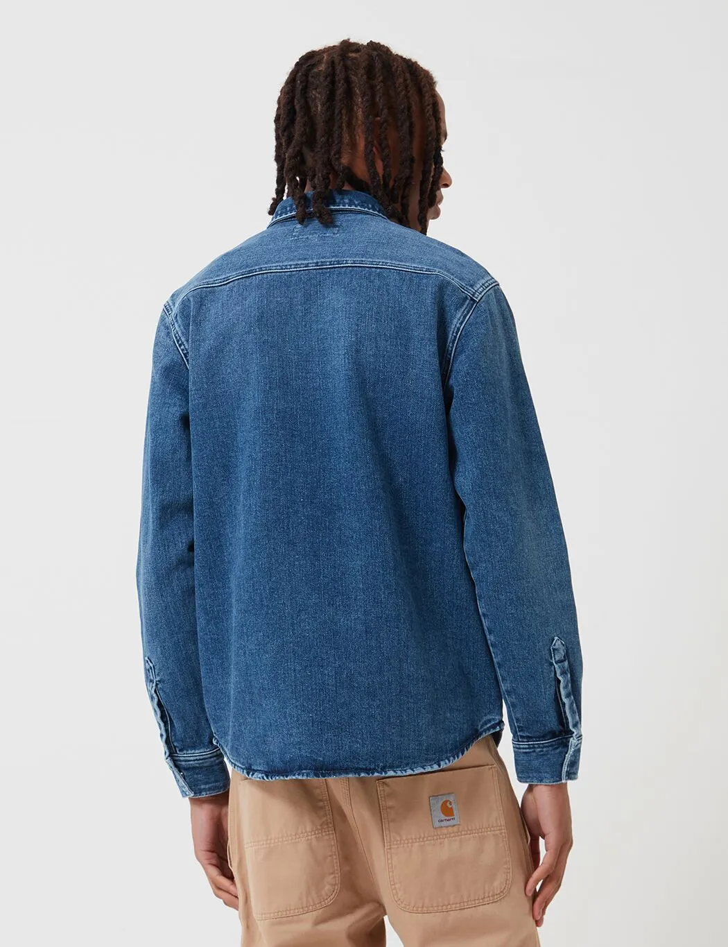 Carhartt-WIP Salinac Shirt Jacket (Denim) - Blue, Mid Worn Wash