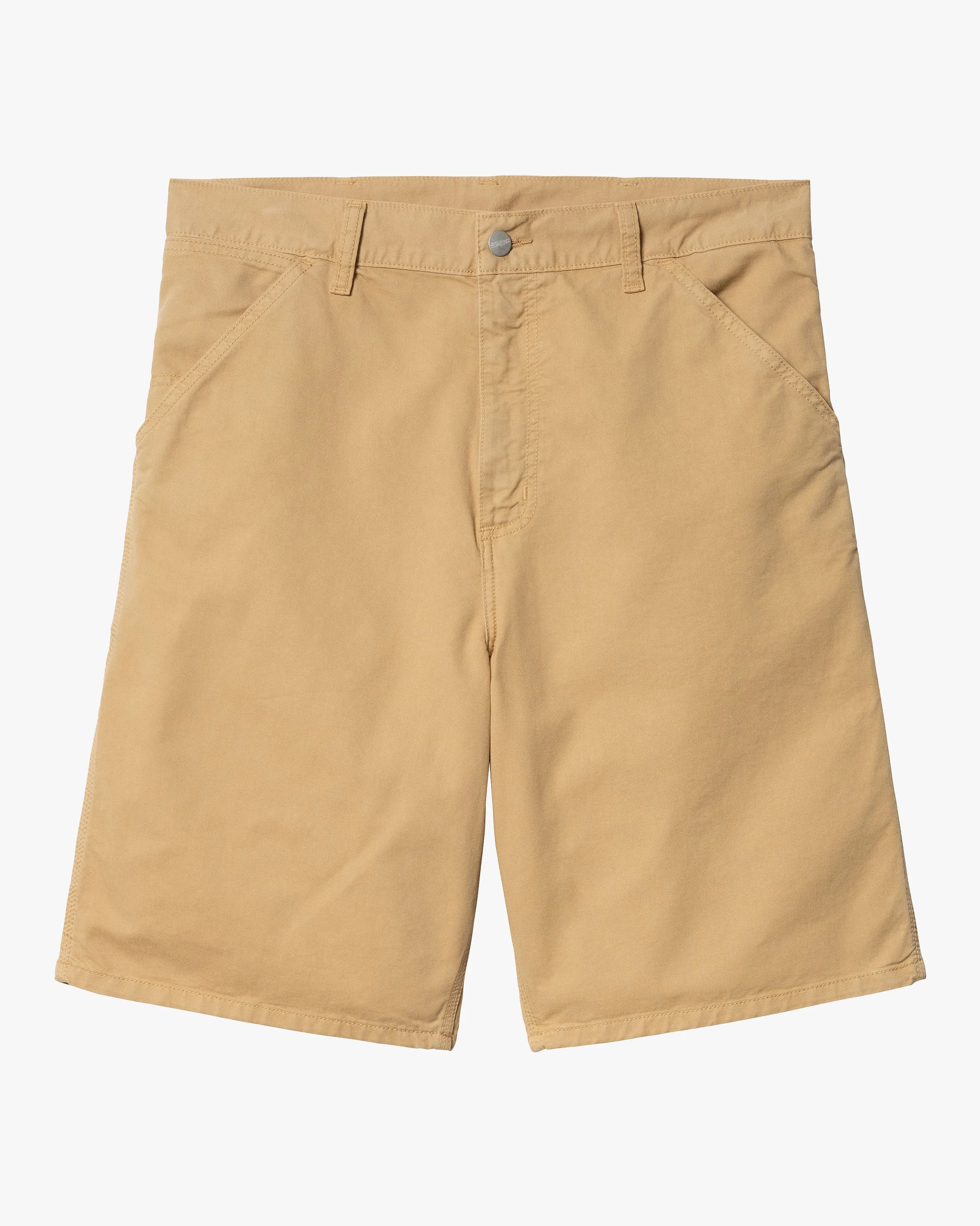 Carhartt WIP Single Knee Shorts - Bourbon Garment Dyed