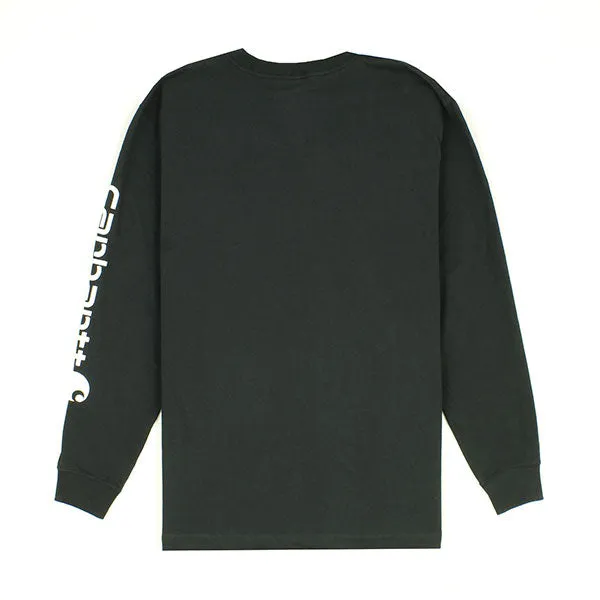 Carhartt Workwear L/S Graphic Logo Black - K231-BLK