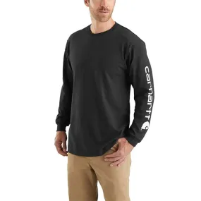 Carhartt Workwear L/S Graphic Logo Black - K231-BLK Carhartt Workwear L/S Graphic Logo Black - K231-BLK