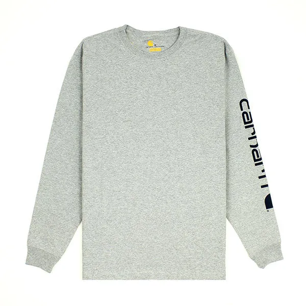 Carhartt Workwear L/S Graphic Logo Heather Gray - K231-HGY