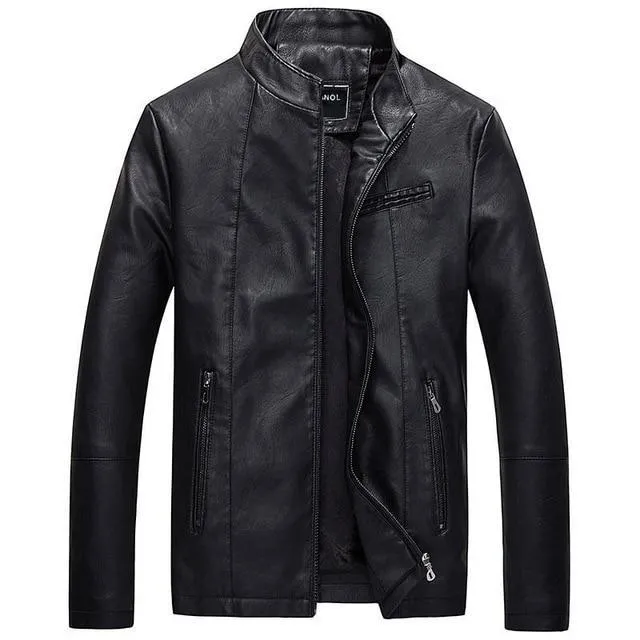 Casual Male Leather Jacket